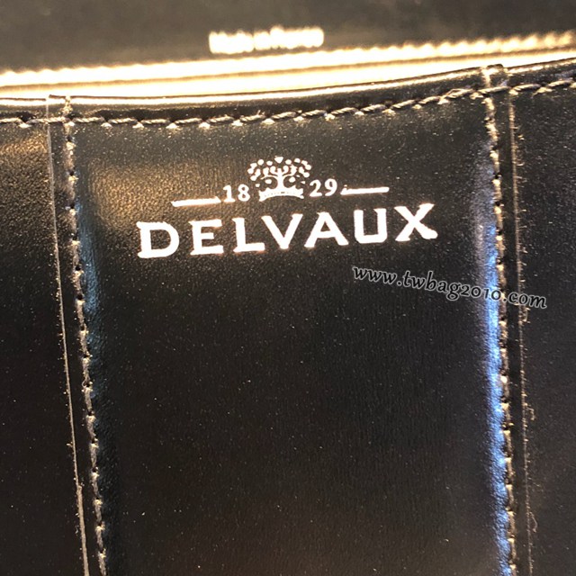 Delvaux頂級原單brilliant box皮黑銀手提女包 德爾沃專櫃brilliant超大號手袋 bxs1100